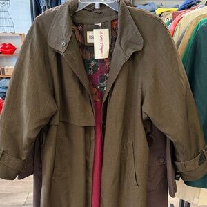 Vintage Braefair Brown Trench Coat